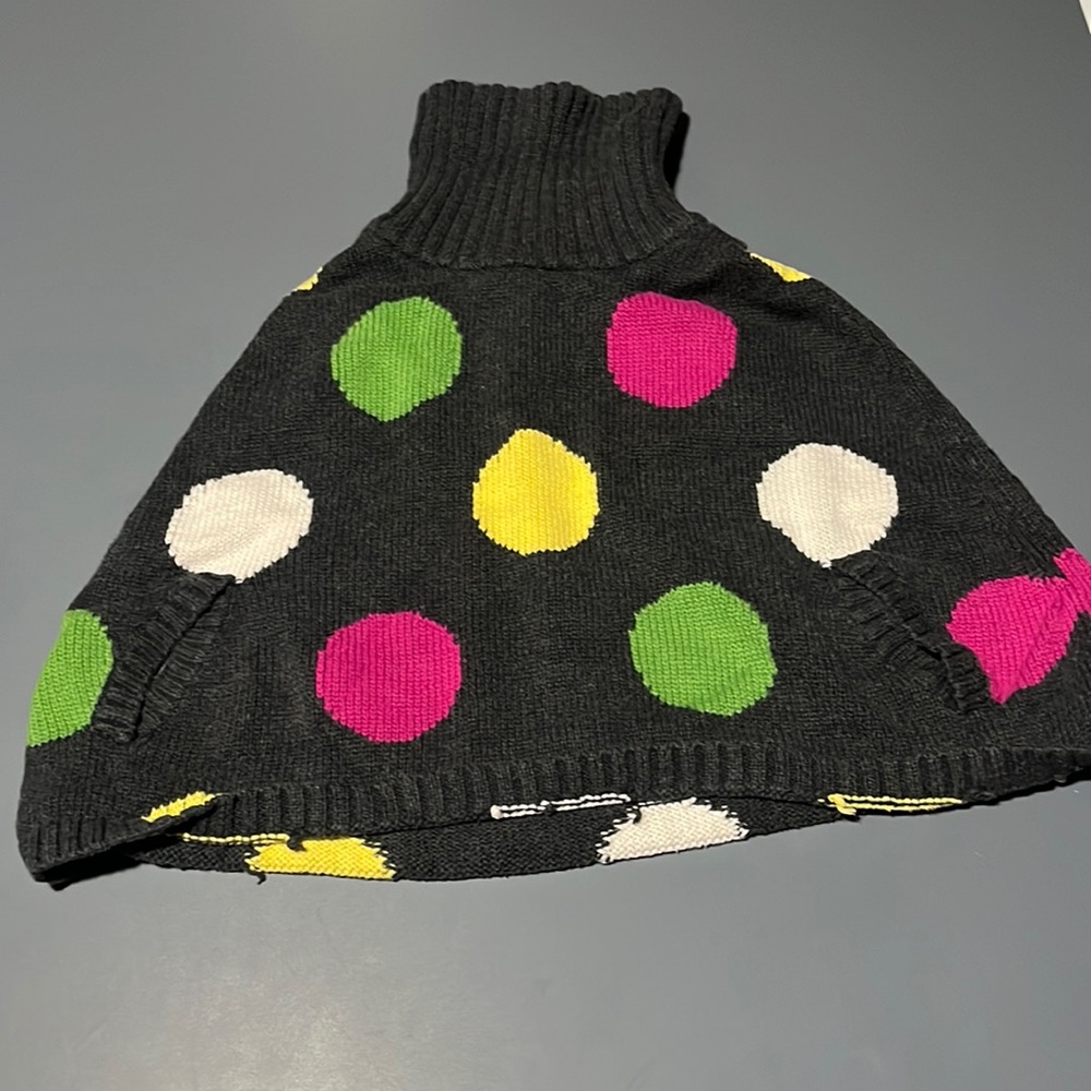 Gymboree poncho with turtleneck size 3-4t girls